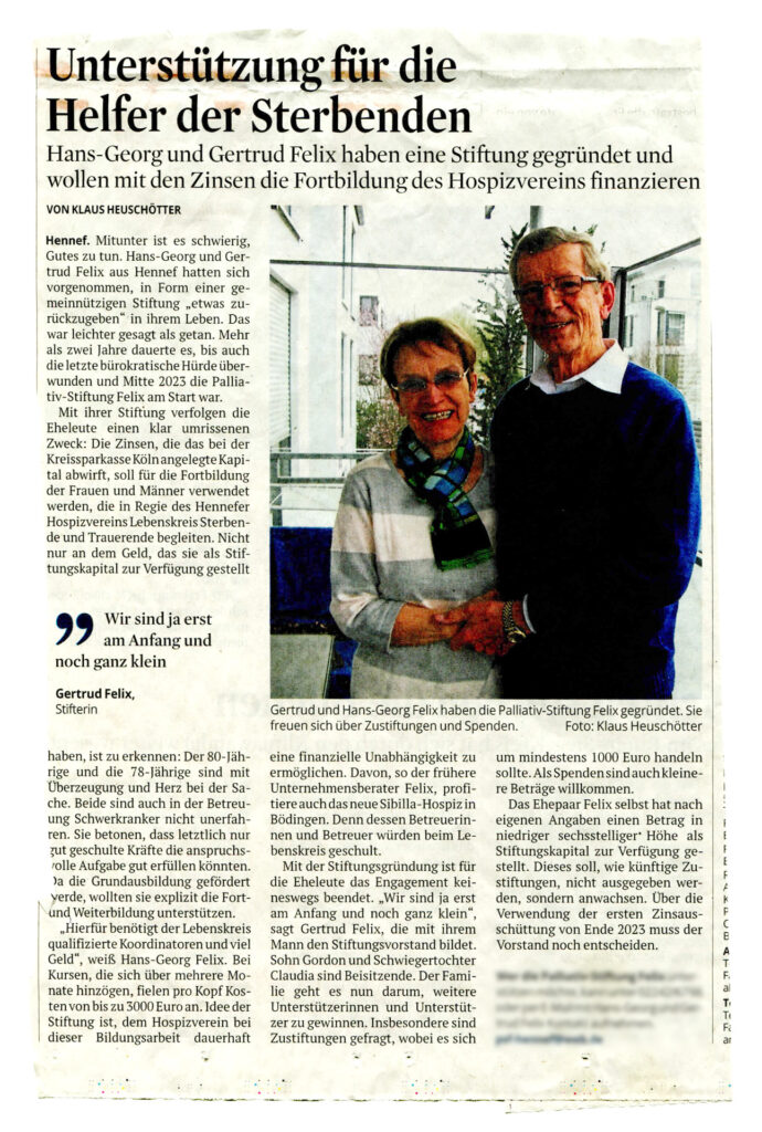 Zeitungsartikel vom 06.03.2024, Rhein-Sieg Rundschau